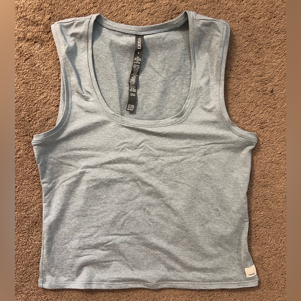 Vuori Light Blue-Gray Tank Top